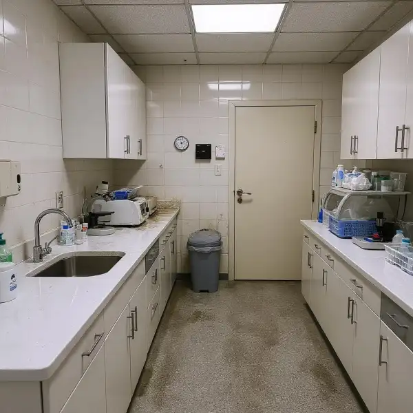 Медицинская лаборатория и служебные помещения - до уборки
